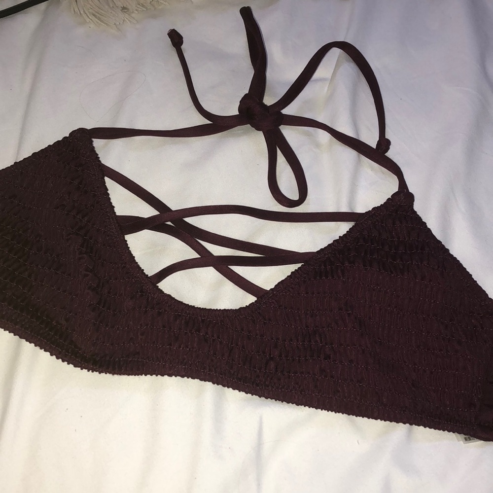 NWOT PINK bikini top